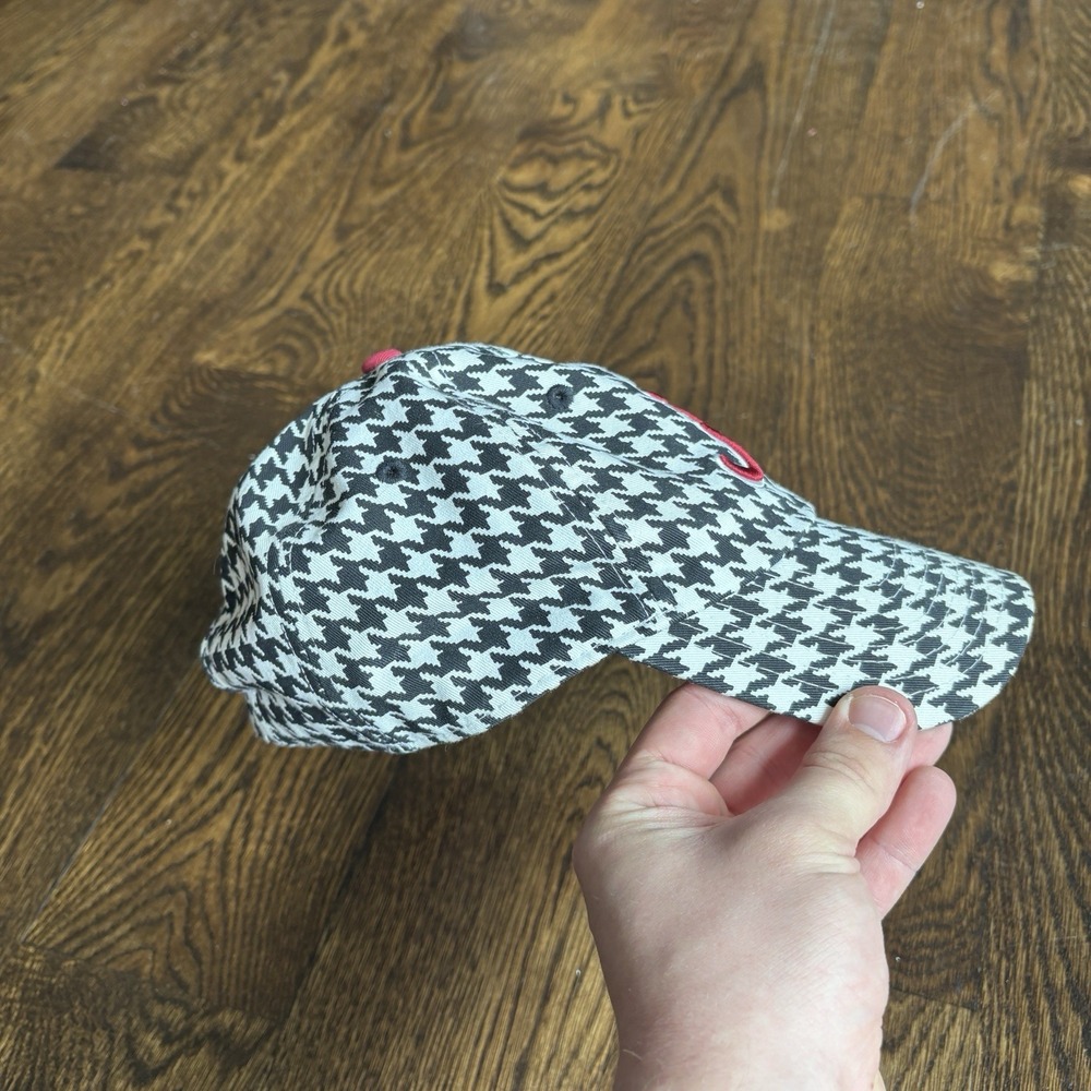 Nike Team Alabama Crimson Tide Houndstooth Strapback Cap Unisex One Size - Picture 4 of 12